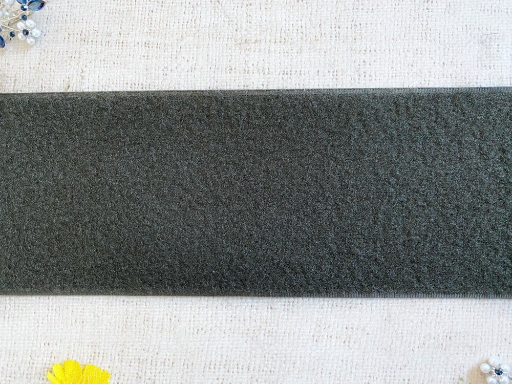 Велкро/липучка комплект, ш. 8 см, хаки