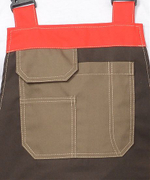 Полукомбинезон "Мега" св.коричн. с коричн. и красным