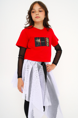 Футболка SETKA INZIBE GIRL, красная