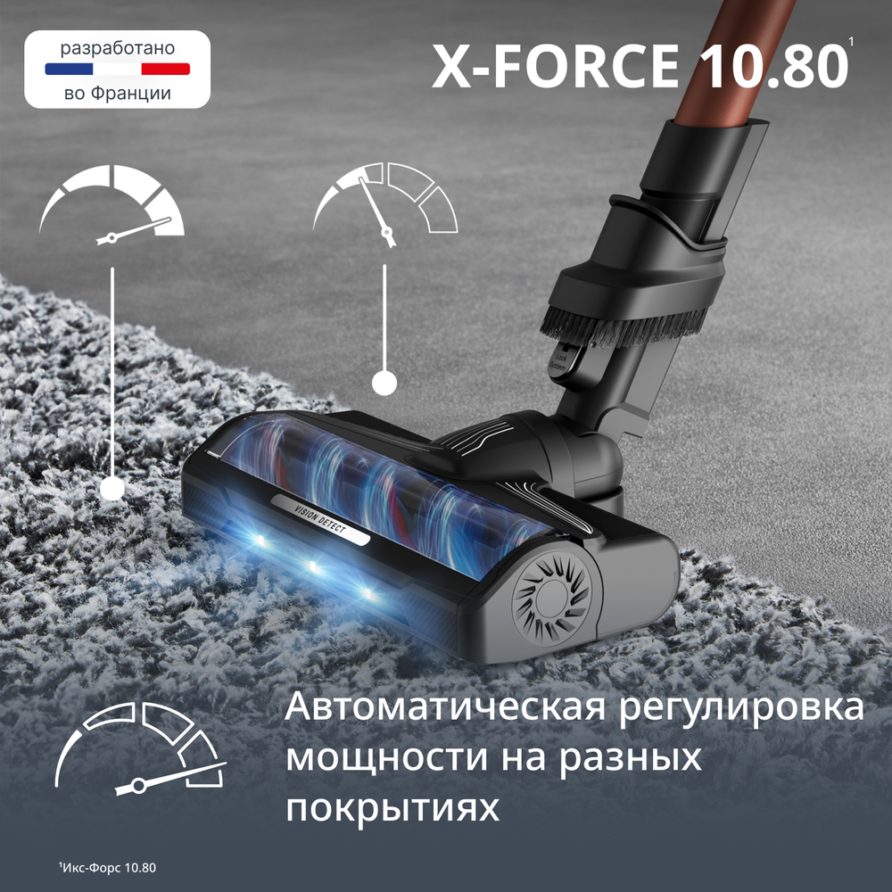 Беспроводной пылесос Tefal X-Force Flex 10.80 TY7A73E0