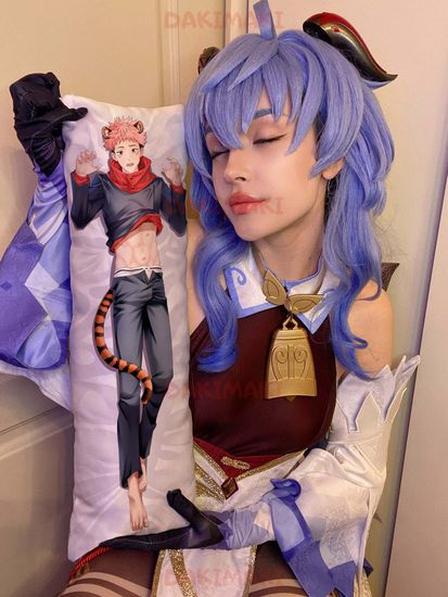 Мини дакимакура Ремен Сукуна и Юдзи Итадори из Магическая битва арт. M0916, 60х20 см