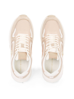 Кожаные кроссовки Tommy Hilfiger - бежевый(FW0FW08129)