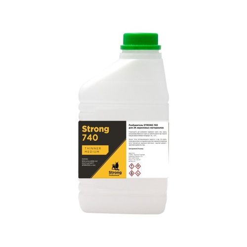Разбавитель 1 л. для акриловых ЛКМ  Strong 740 Medium  (Нефтехимик)