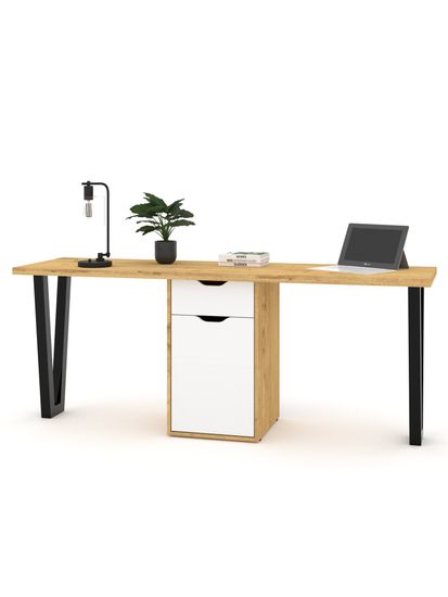 дуб бунратти / белый