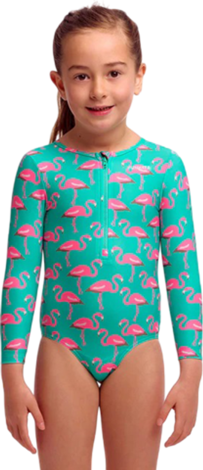 Купальник FUNKITA Toddler Girl's Go Flamingo! (Sun Cover One Piece)