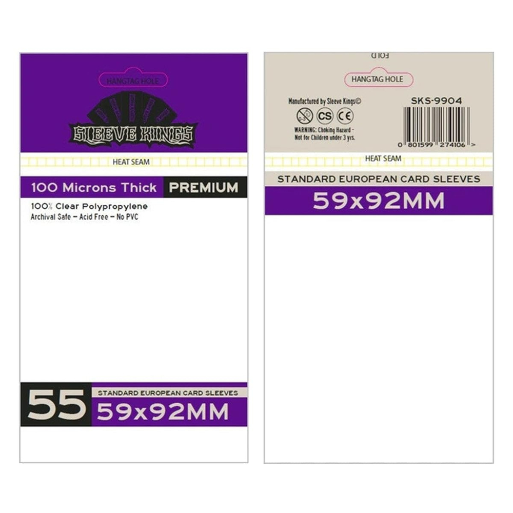 Sleeve Kings Standard European Card Sleeves (59 x 92mm) (55)