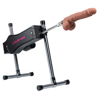 Черная металлическая секс-машина 45,2см с дистанционным управлением Lovense Sex Machine Smart Dual-Arm Intimacy Device LE-22