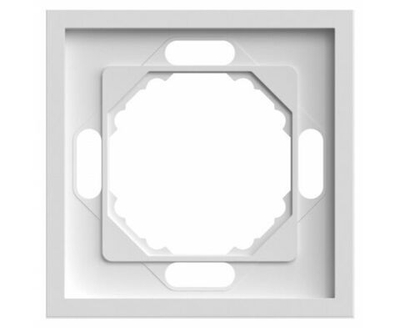 Рамка 1-местная с покрытием Soft Touch !!3 ШТУКИ !!, серия Эмили, PFR00-5001-01, белый фарфор, STEKKER 49884