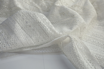 БЕЛЫЙ - Кружево хлопковое (1346 Маша)