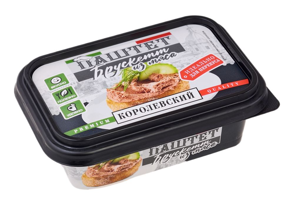Паштет "Брускетт Королевский" 150г. Борисовский ХК - купить не дорого с доставкой по Москве