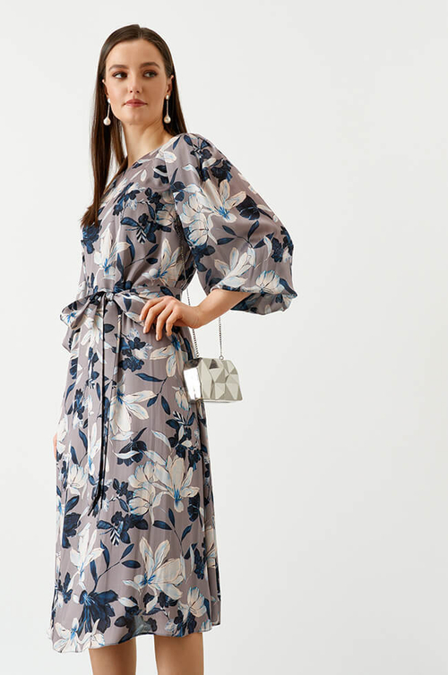 51419 Платье женское (серый принт)