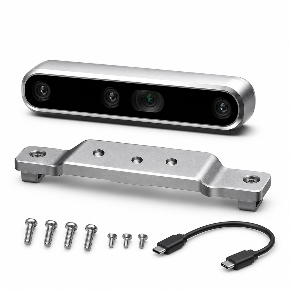 Стереокамера Intel RealSense D455 с монтажным комплектом (для Unitree G1)