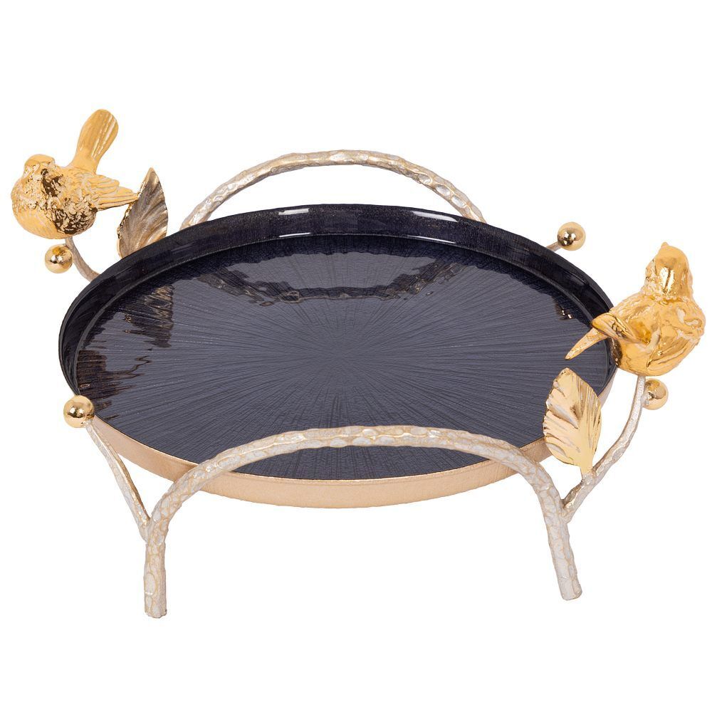 Фруктовница-конфетница Терра (поднос) Айвори Синий