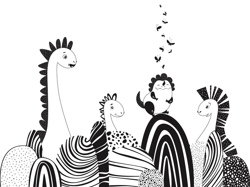 Дизайнерские обои Wall Street Dino Rino