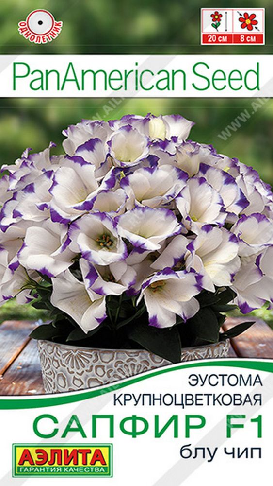 Эустома &quot;G. Сапфир F1 блу чип&quot; 5шт., Россия.