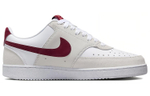 Nike COURT VISION LO cowhide synthetic leather all-match casual, easy and comfortable shock absorption and wear-resistant low-top sneakers women's beige red