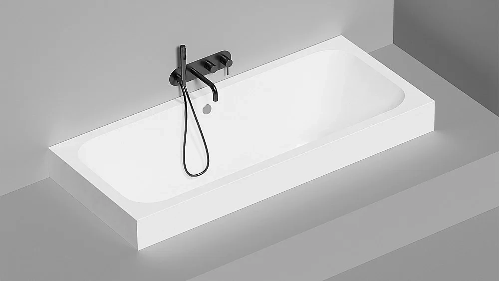 Ванна Salini Orlanda AXIS S-Stone 170x75 103223M белая матовая