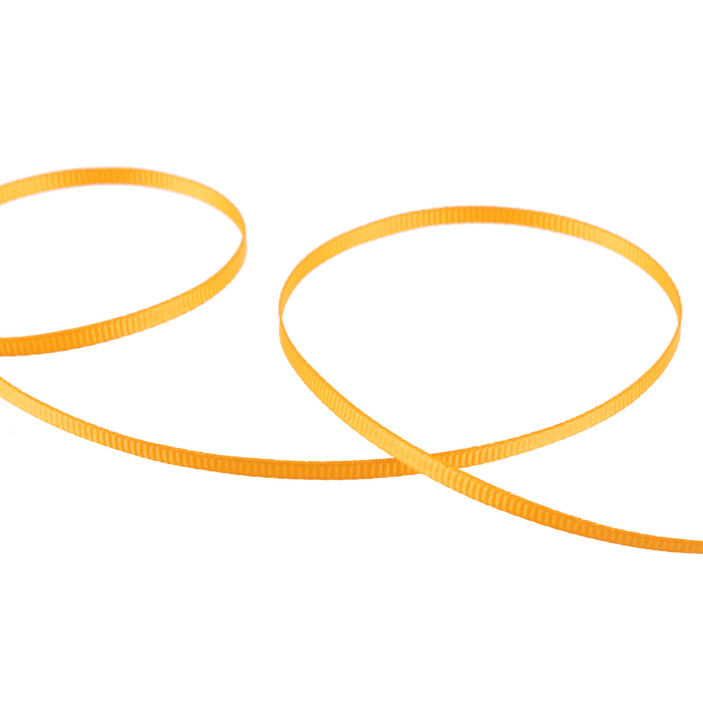 "Gamma" репсовая лента GR-03 3 мм №016 т.оранжевый