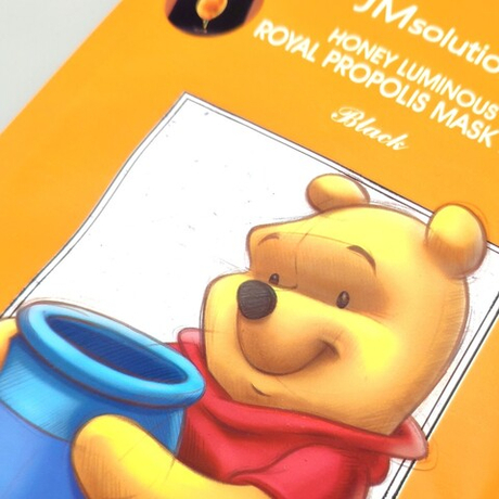 JMsolution Тканевая маска для лица с прополисом / Disney100 Honey Luminous Royal Propolis Mask Plus, 30 мл