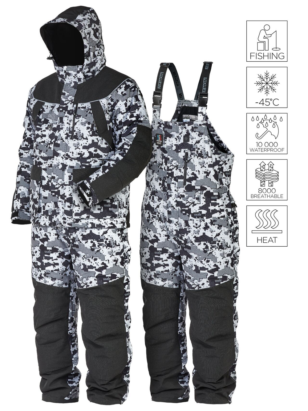 Костюм зим. Norfin EXPLORER 2 CAMO HEAT 02 р.M