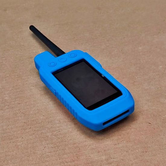 Чехол силиконовый для Garmin Alpha 200i / 300i защитный противоскользящий бампер (Синий)