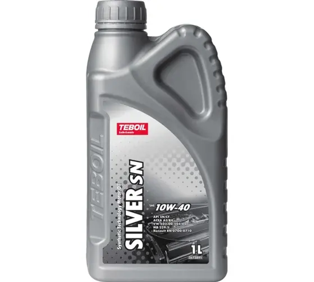 TEBOIL Silver SN/CF 10W40 1л п/синт.