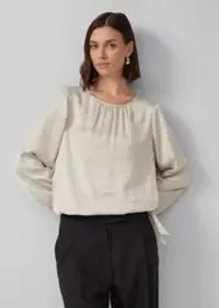 Атласная блузка Black Label