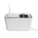 Органайзер для проводов cablebox большой белый-серый