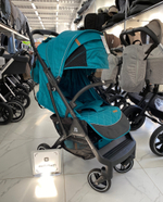 Коляска прогулочная Babalo 2022 Изумруд текстиль на чёрной раме с сумкой