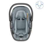 Коляска детская Maxi-Cosi Oxford Plus 3 в 1 с автокреслом Coral 360 Essential Grey 1978403110 Twillic Green/Зеленый