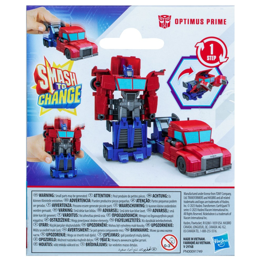 Hasbro Transformers Earth Spark - Фигурка OPTIMUS PRIME 1-step smash G0994