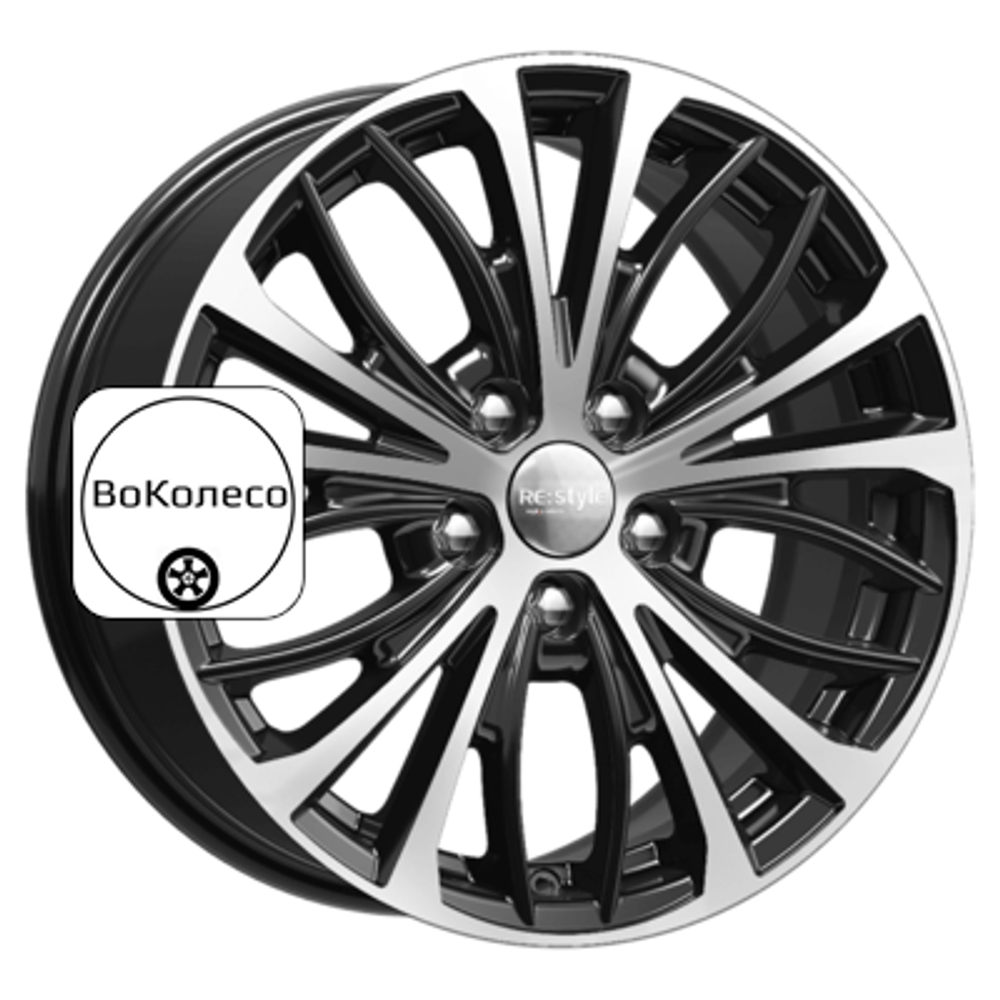 7,5x17/5x114,3 ET46 D67,1 КС873 Алмаз черный K&K