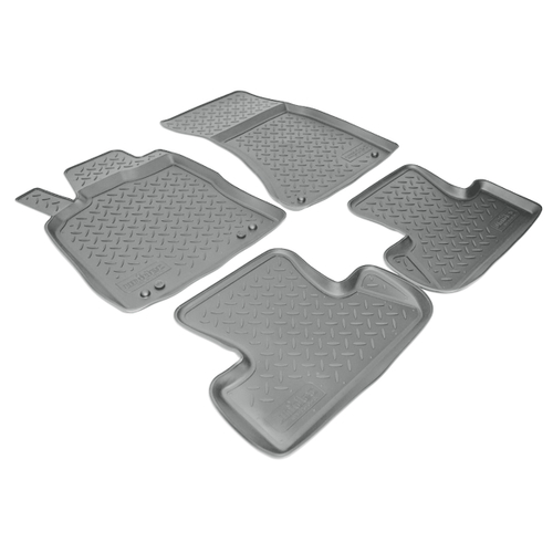 Ковры в салон Norplast/Unidec для Audi Q5 в кузове 8RB (2008-2017), Серый, арт.NPL-Po-05-04-G