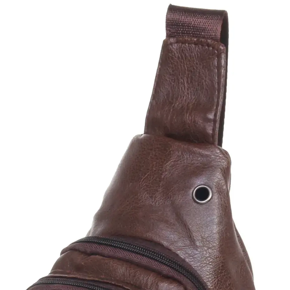 Сумка мужская «Рower Сity», цвет коричневый, два отделения и карман, 29*17*5,5см