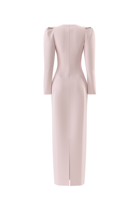 «Lily Grace» платье миди с акцентными плечами