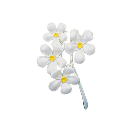 Брошь Shadore Незабудка FAN-07221.1 BW/S