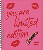 Тетрадь общая 96 листов на металлическом гребне "Barbie style lettering"