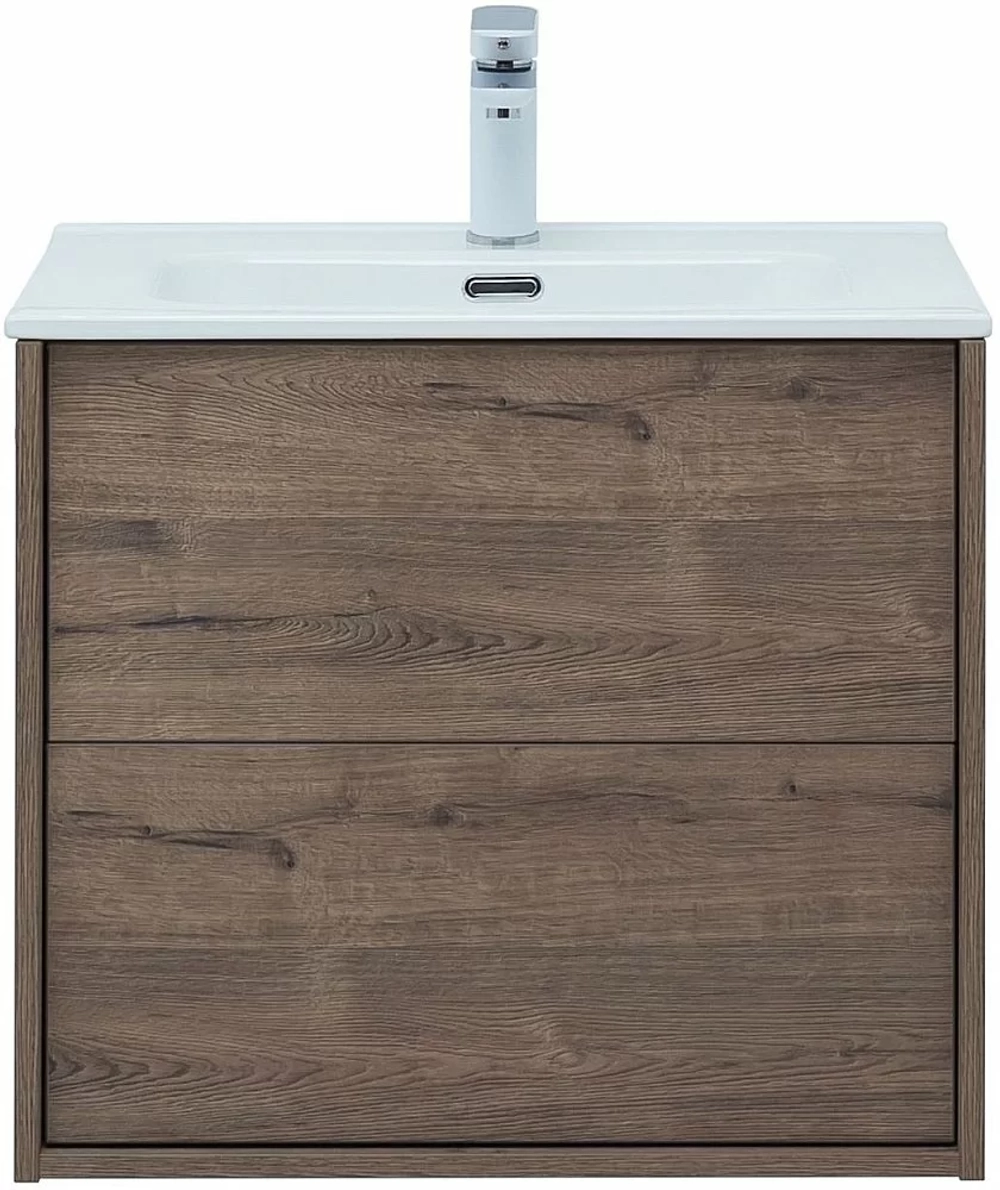 Тумба с раковиной Aquanet Lino 287541 60 (Flat) дуб веллингтон