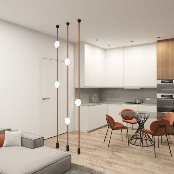 Трековый светильник Denkirs Belty Flow DK5567-WH+BK