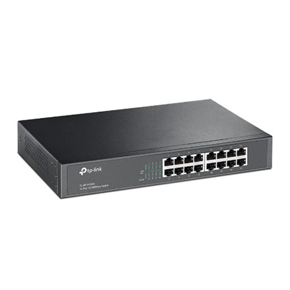 TP-Link TL-SF1016DS 16-портовый настольный коммутатор 10/100 Мбит/с