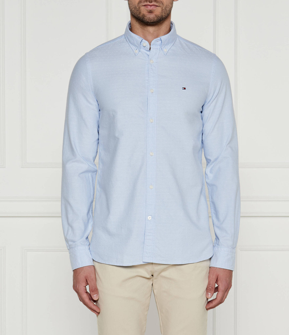 Рубашка OXFORD Tommy Hilfiger - бирюзовый(MW0MW35769)