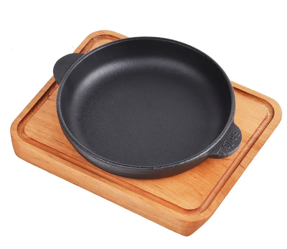 Порционная сковородка на дощечке HoReCa BRIZOLL Н1625-Д, 16 см