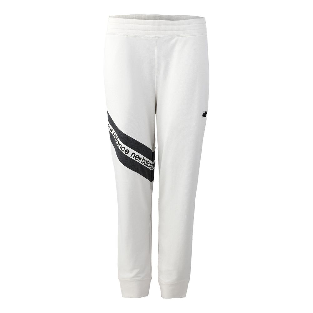 Женские теннисные брюки New Balance Relentless Terry Training Pants Women - White, Black