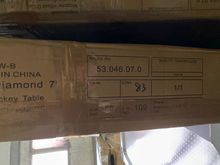 Аэрохоккей "BLACK DIAMOND" 7 ф (214 х 122 х 79 см, черный) уцененный товар, подробности у менеджеров