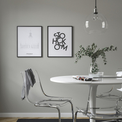 IKEA BILD  (ИКЕА БИЛД)  -  Плакат, спред, Стокгольм, 40x50 см.