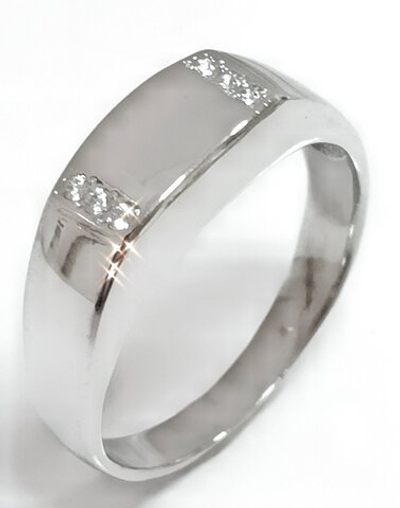 Ювелирное кольцо из серебра