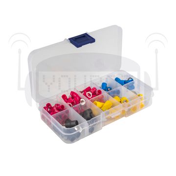 Набор из 102 изолированных электрических клемм