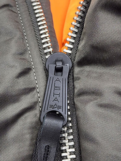 Alpha Slim Fit N-3B (т.серая - r.grey/orange)