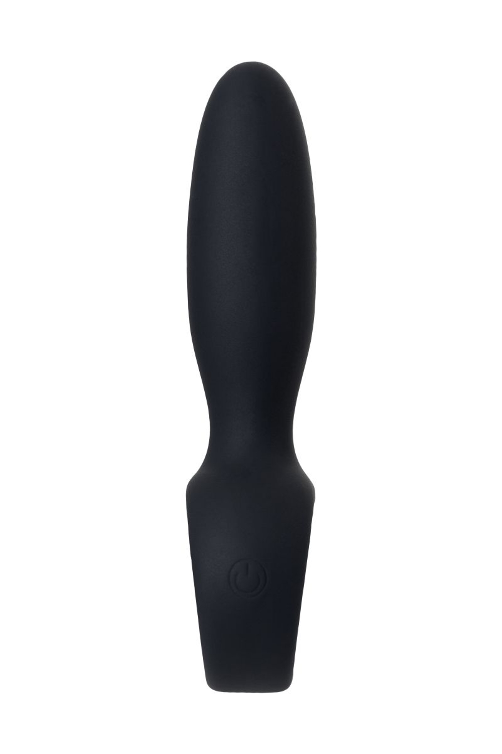 Черный анальный стимулятор Sagitta - 15 см. (Цвет: черный с серебристым)