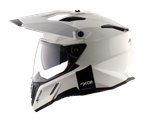 Шлем AXOR X-CROSS DUAL VISOR SC, с визором, цвет белый (XL)
